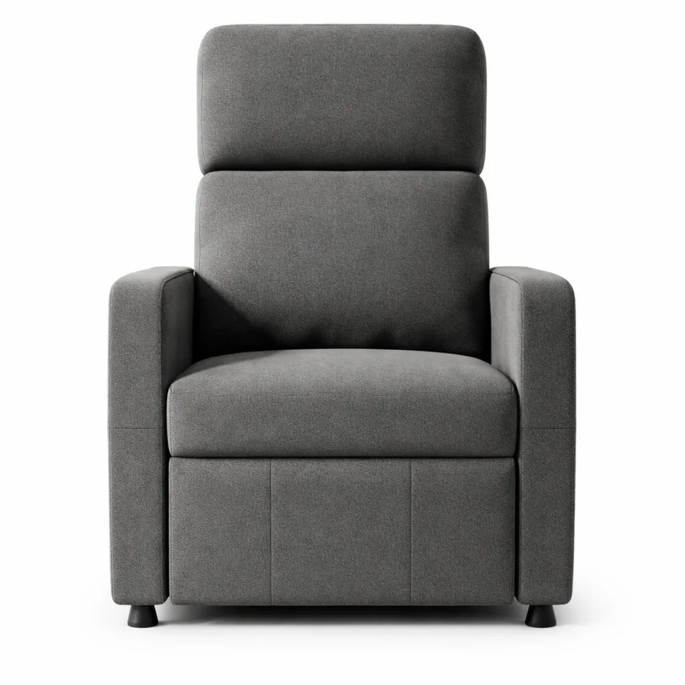 Fauteuil inclinable électrique avec dossier ajustable et repose-pieds extensible pour salon et cinéma maison