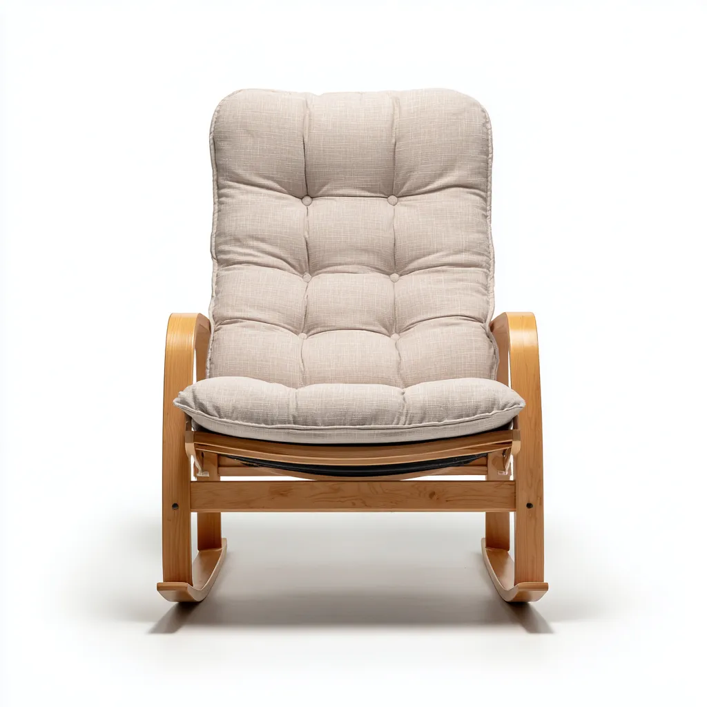 Mecedora - tela - 95x70x95 cm - beige-madera clara - estilo escandinavo moderno-Bamboogonest