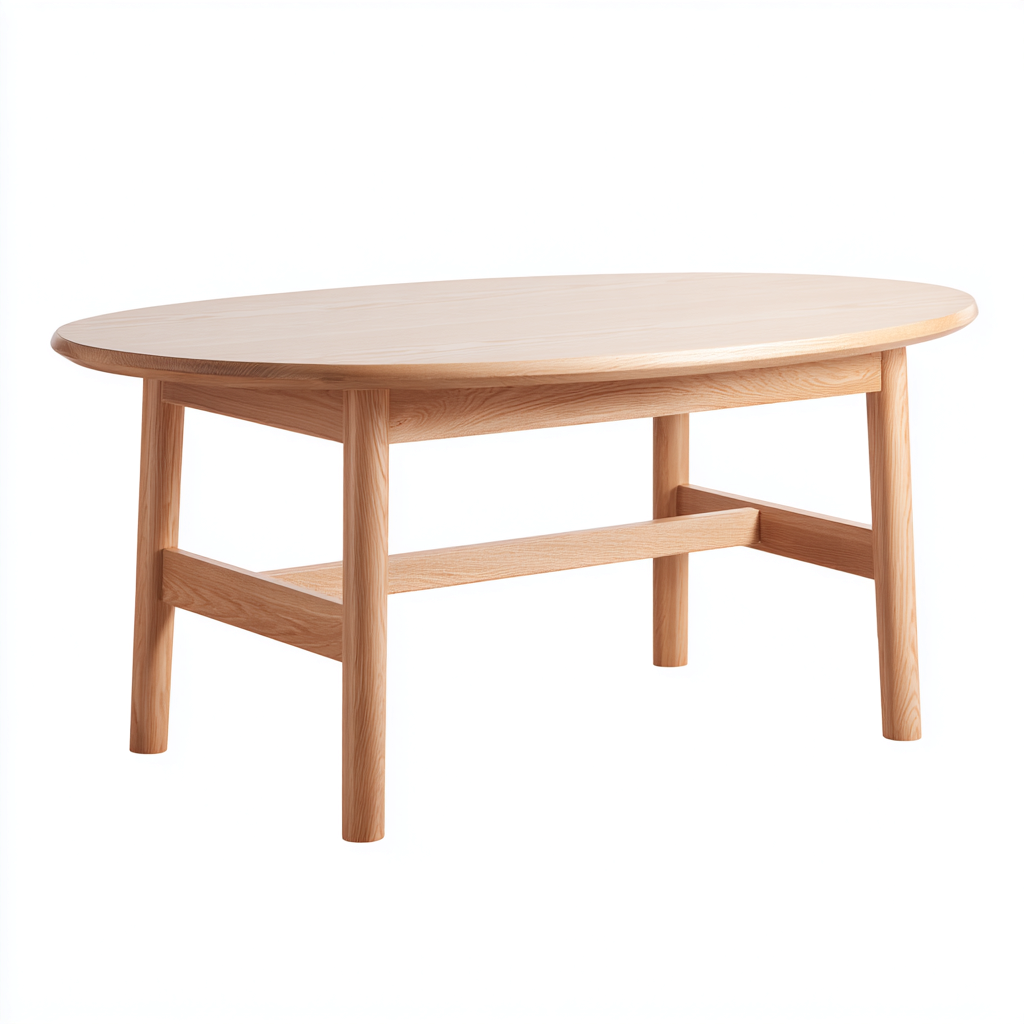 Mesa de jardín - madera - 110x60x45 cm - madera natural - estilo moderno-Bamboogonest