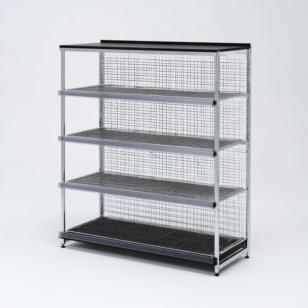 Zapatero-metal-110x35x130 cm-gris-negro-diseno moderno-Bamboogonest