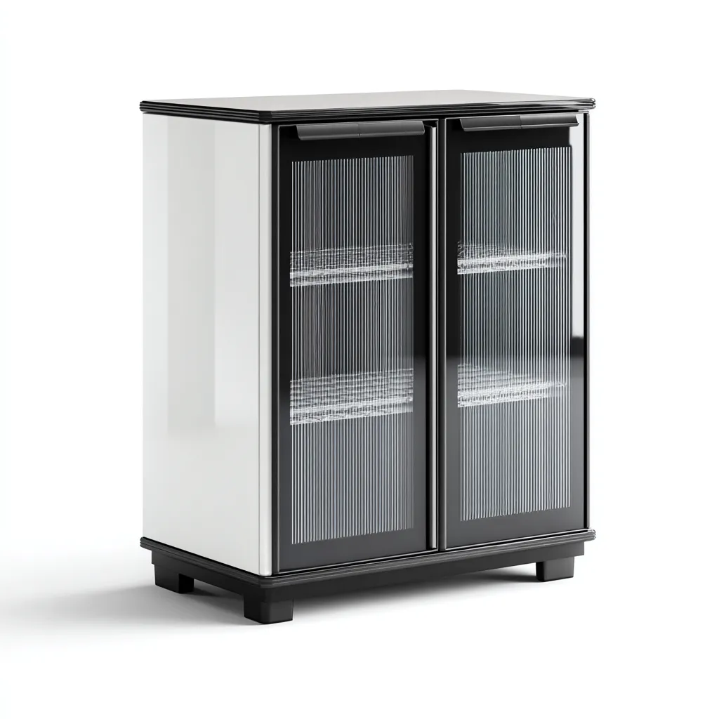 Zapatero-plastico-75x35x95 cm-negro-blanco-diseno moderno-Bamboogonest