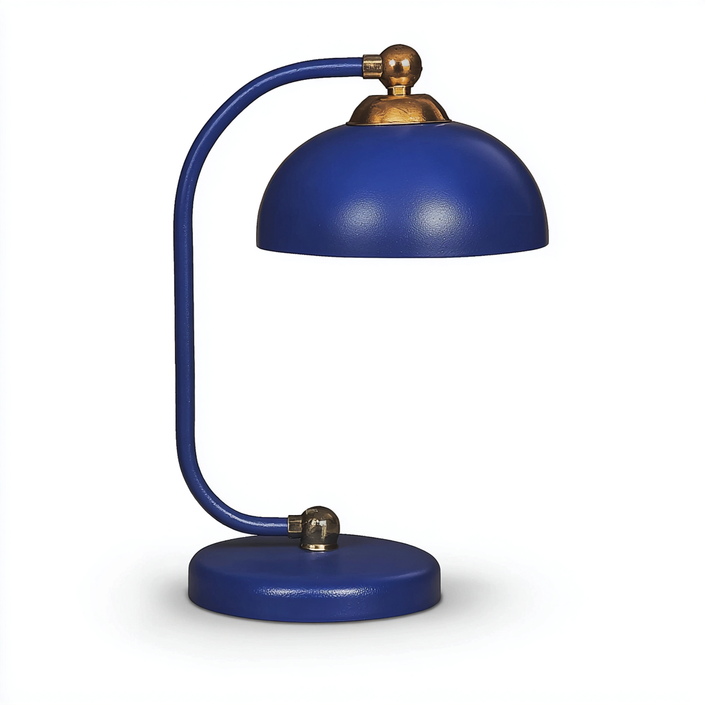 Lámpara de mesa-metal-metal-20x38 cm-azul-dorado-moderno-Bamboogonest