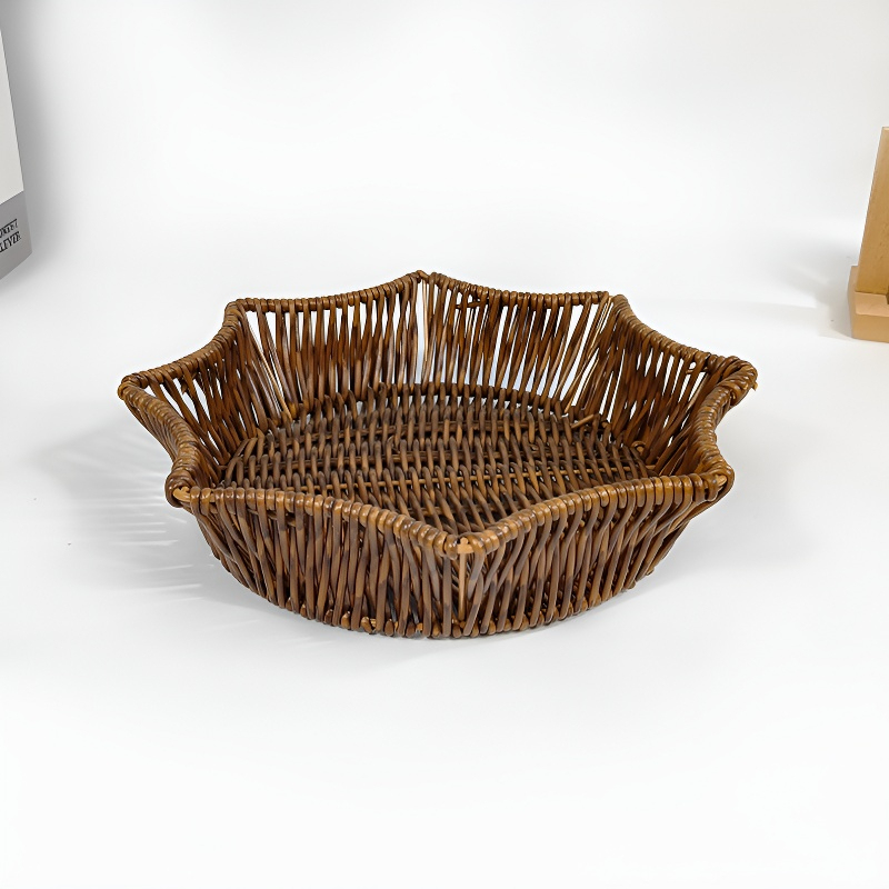 Multifunktionaler Aufbewahrungskorb aus Rattanimitat