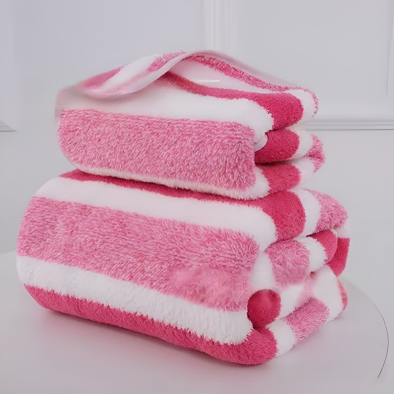 Haushalt Dickes Saugfähiges Breitstreifen-Handtuch