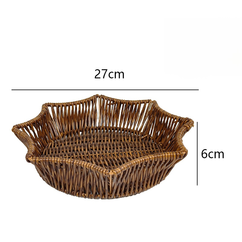 Multifunktionaler Aufbewahrungskorb aus Rattanimitat