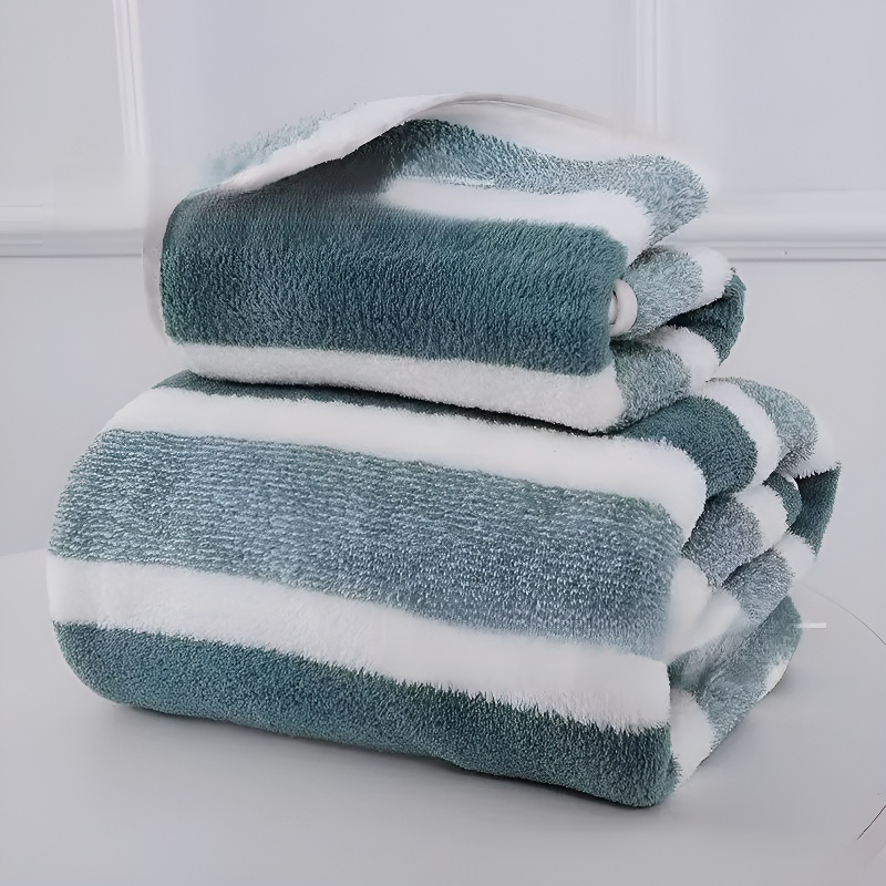 Haushalt Dickes Saugfähiges Breitstreifen-Handtuch