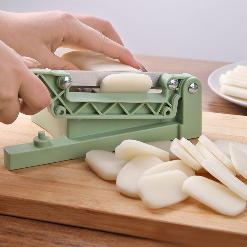 Kitchen-specific rice cake slicer