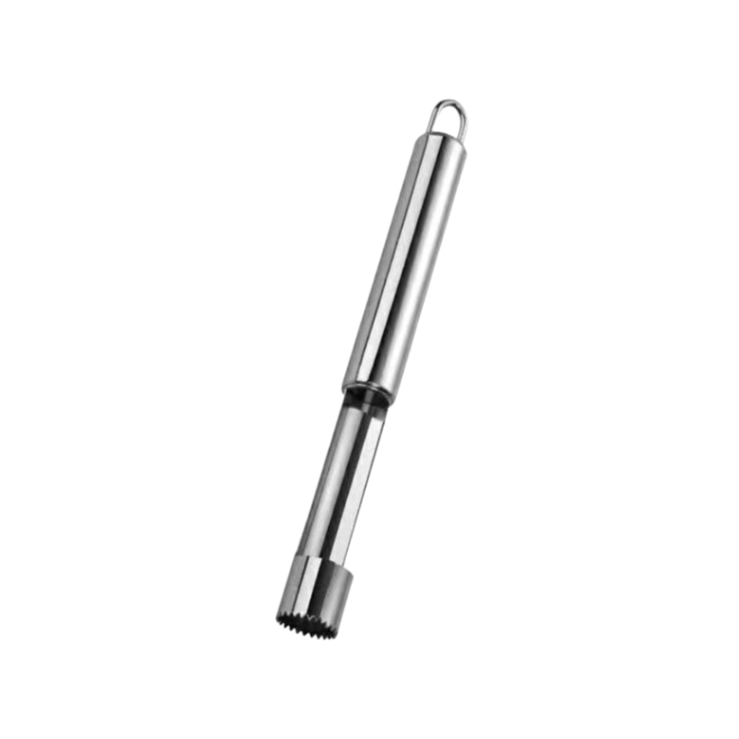 Stainless steel fruit pitting tool