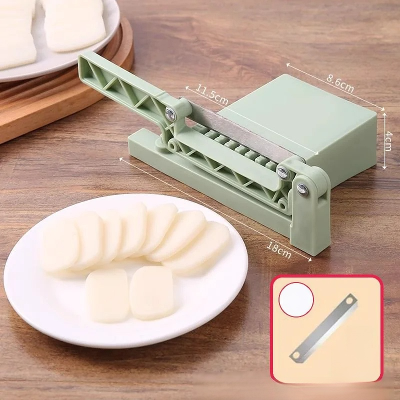 Kitchen-specific rice cake slicer