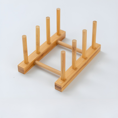 Becherständer aus Bambus, einfacher Stil, Küchenbecherhalter