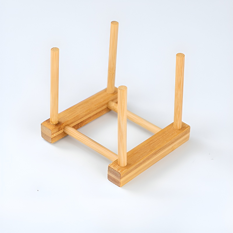 Becherständer aus Bambus, einfacher Stil, Küchenbecherhalter