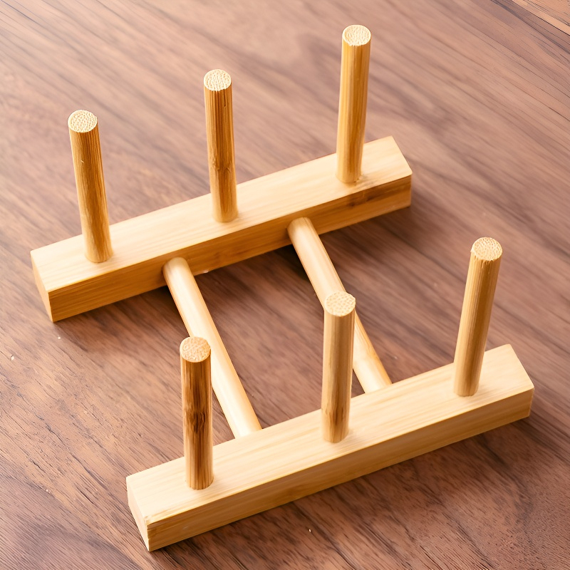 Becherständer aus Bambus, einfacher Stil, Küchenbecherhalter