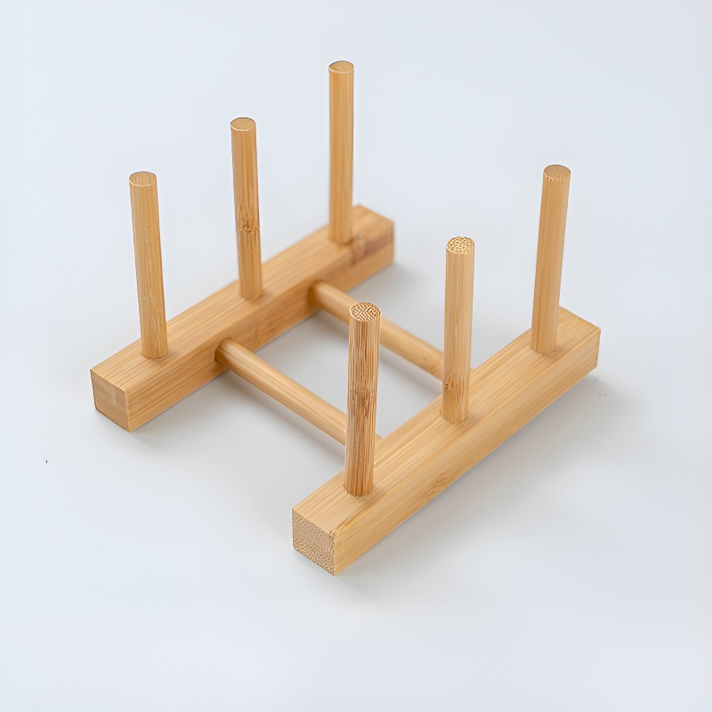 Becherständer aus Bambus, einfacher Stil, Küchenbecherhalter