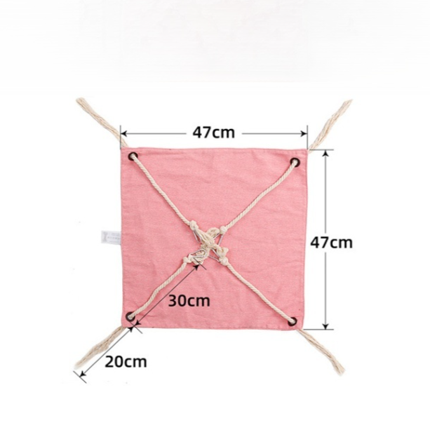 Einfarbige Quasten Katzenhängematte