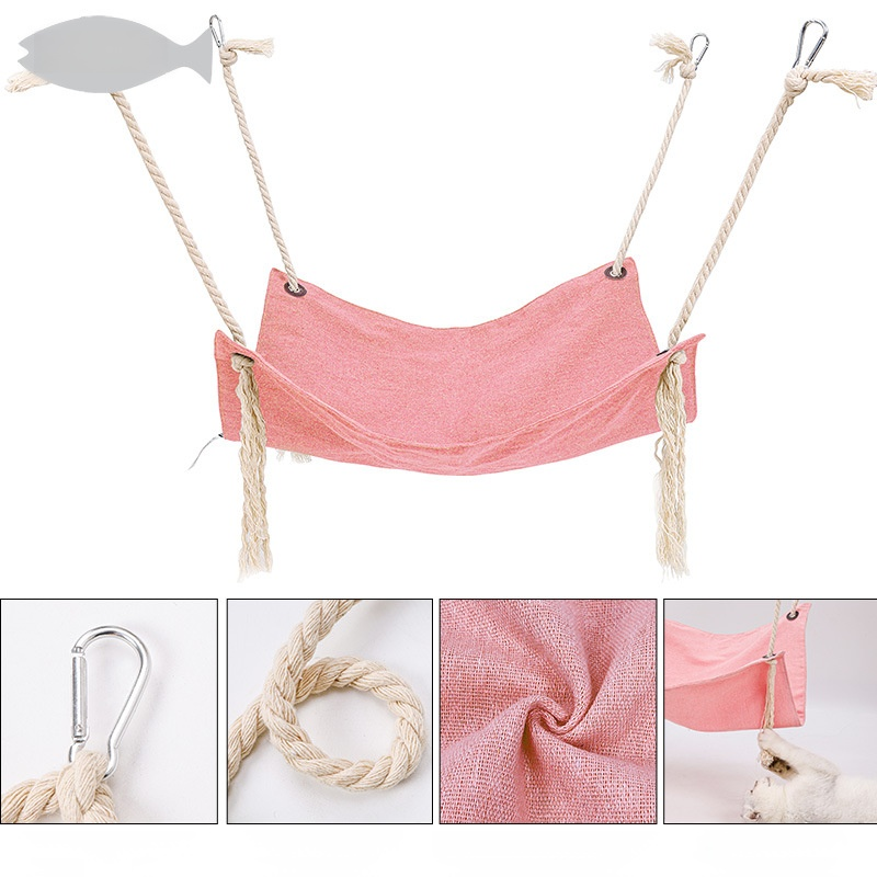 Einfarbige Quasten Katzenhängematte