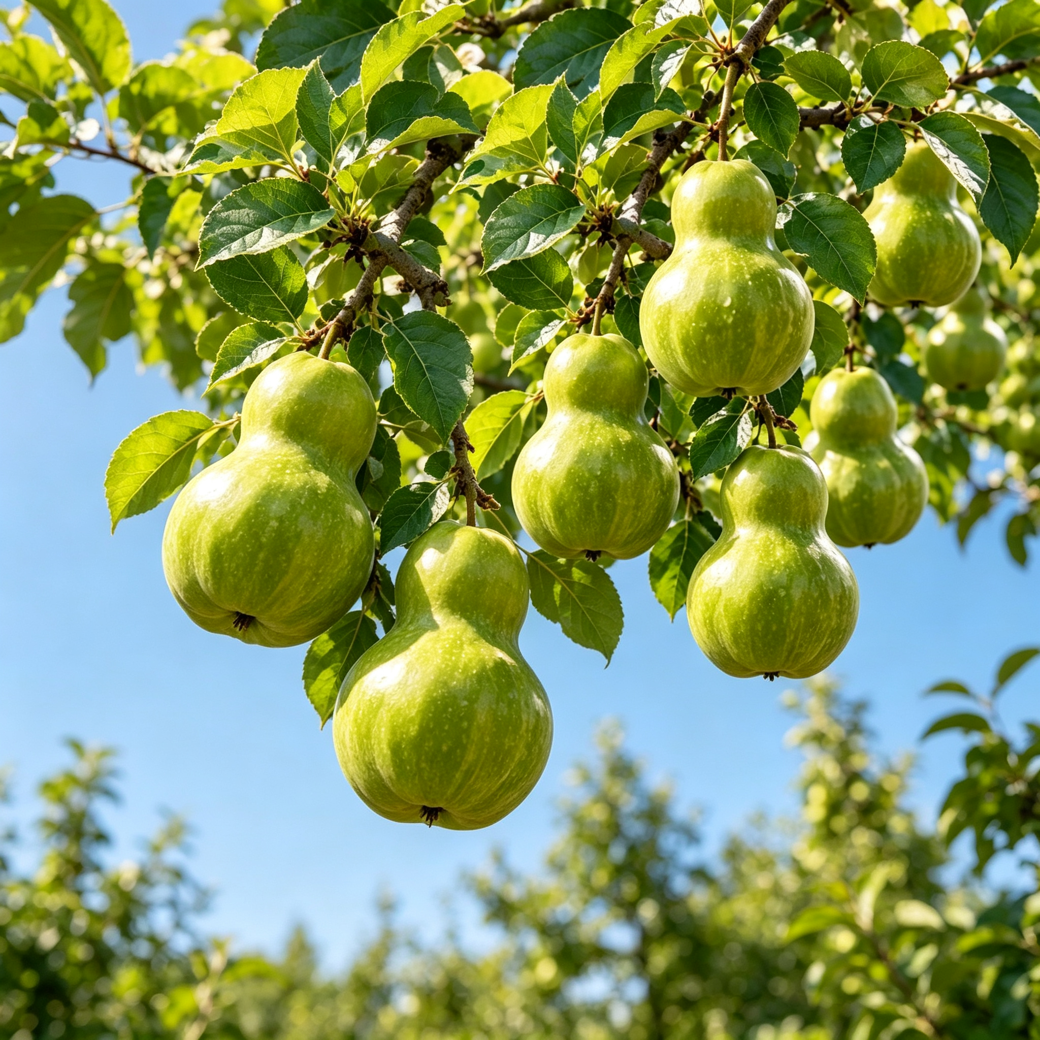 🏡🍎Semena jablek ve tvaru tykve 💥 Vypěstujte si neobvyklé jablko s jedinečným tvarem