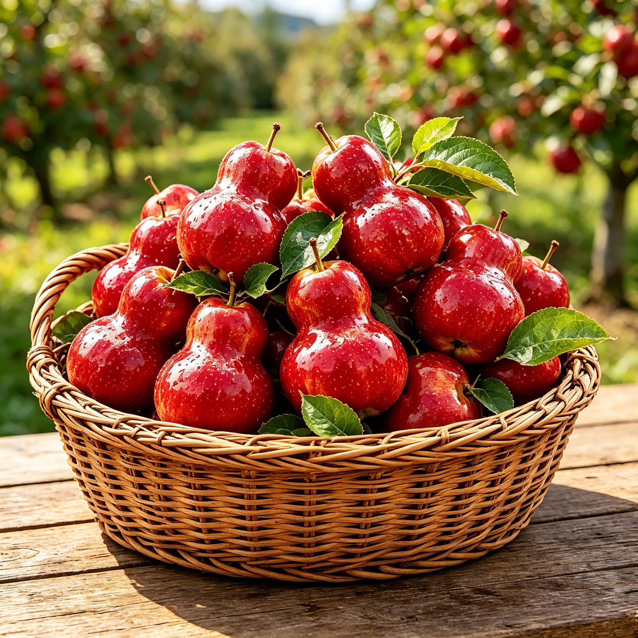 🏡🍎Semena jablek ve tvaru tykve 💥 Vypěstujte si neobvyklé jablko s jedinečným tvarem
