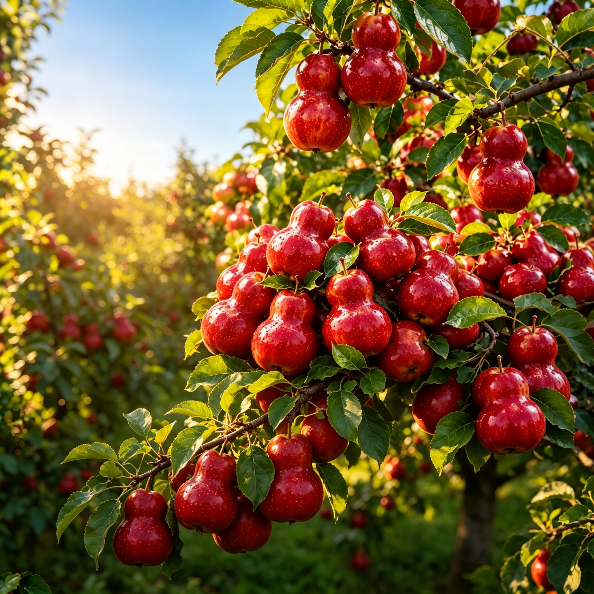 🏡🍎Semena jablek ve tvaru tykve 💥 Vypěstujte si neobvyklé jablko s jedinečným tvarem