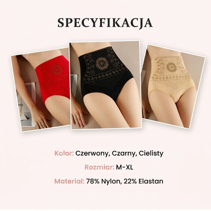 Damskie szorty modelujące z wysokim stanem