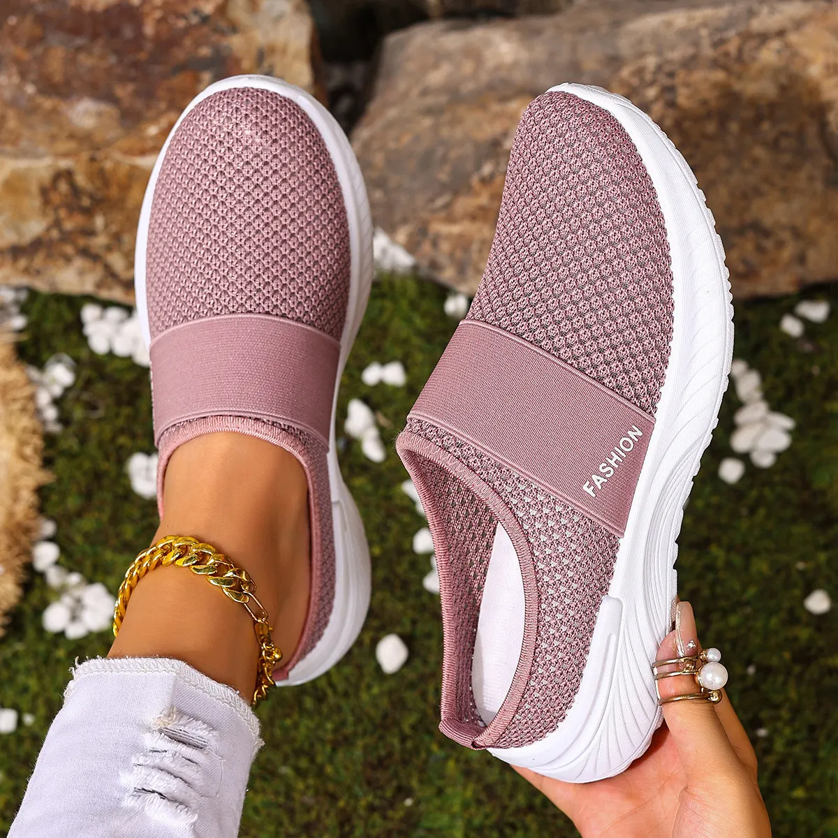👟Damskie antypoślizgowe, oddychające buty rekreacyjne