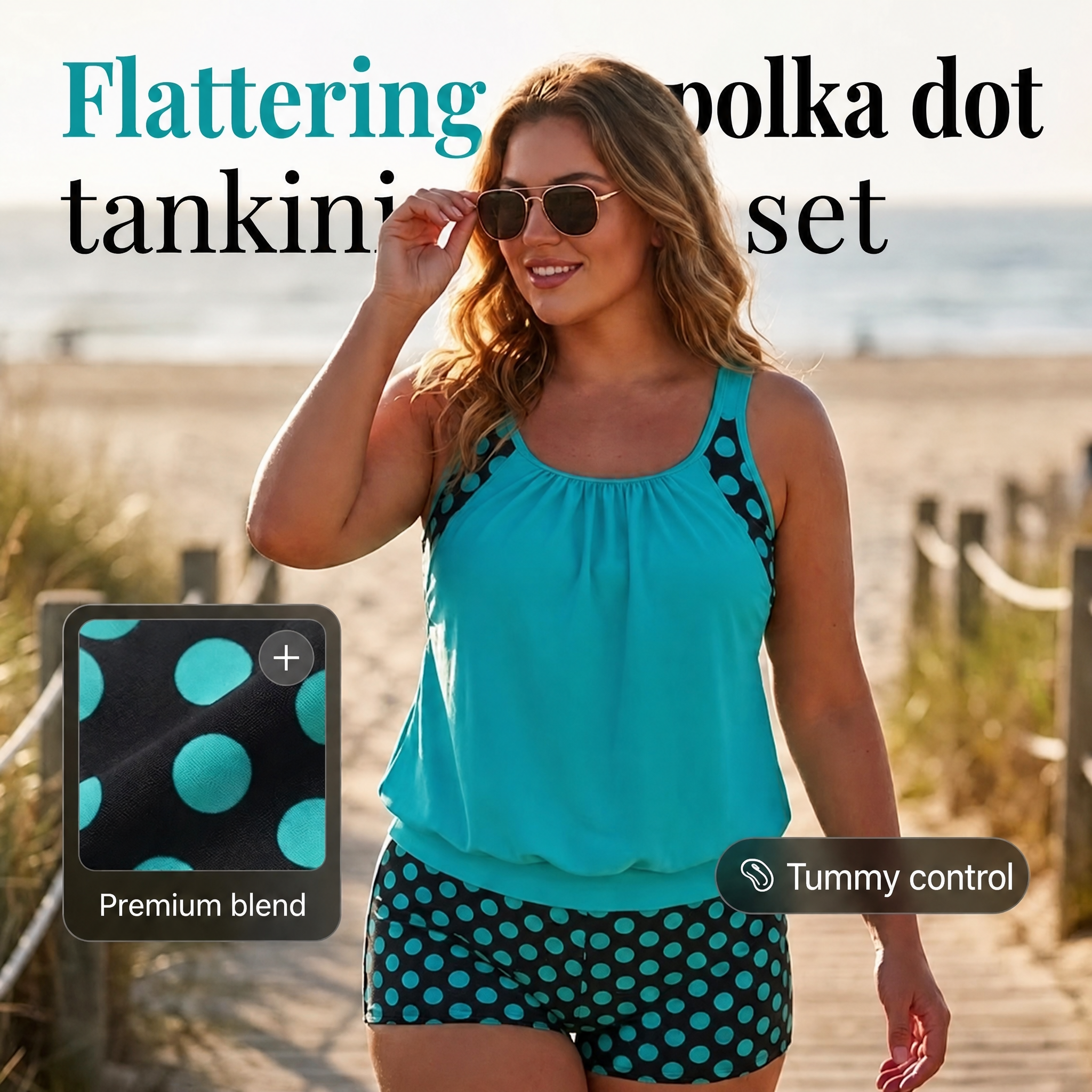 🔥LAST DAY 50% OFF👙 Polka Dot Bikini [S-3XL] – Retro Style | In Stock ⚫📏