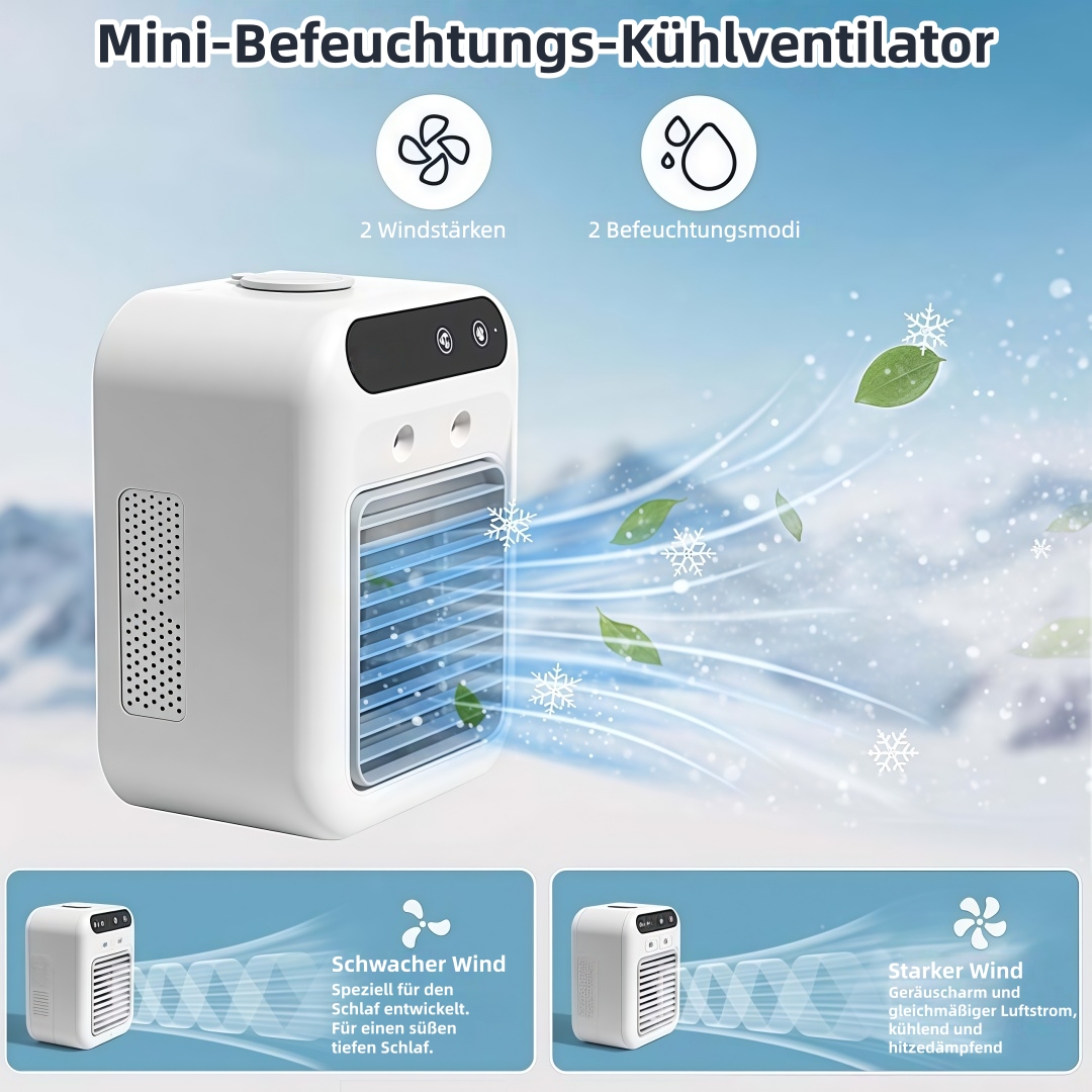 ❄️Begrenztes Angebot: 50 % Rabatt!❄️ Mini-Klimaanlage mit Kühl- und Befeuchtungsfunktion