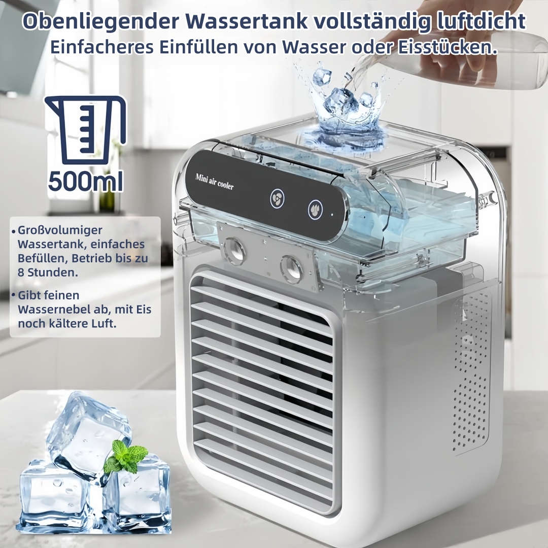 ❄️Begrenztes Angebot: 50 % Rabatt!❄️ Mini-Klimaanlage mit Kühl- und Befeuchtungsfunktion
