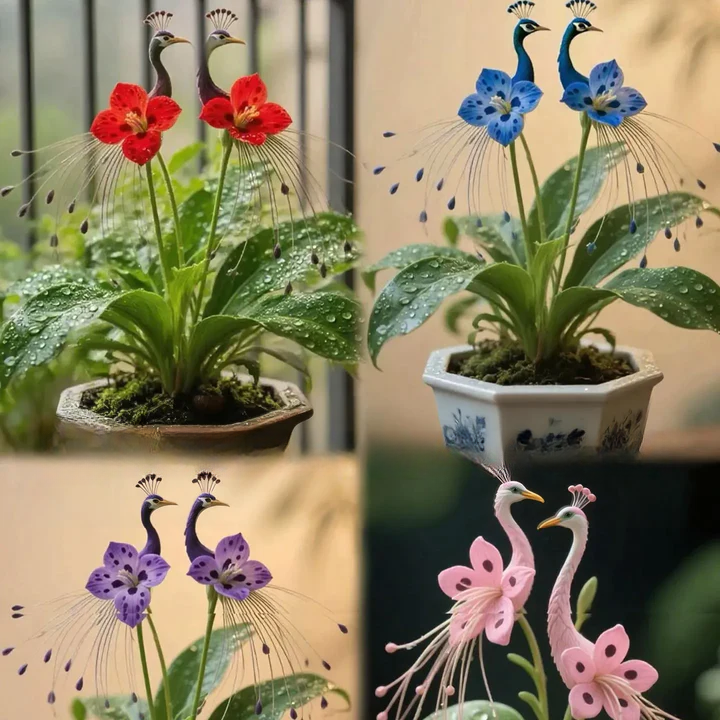 🔥 Neu eingetroffen 🌺 Pfauenblumensamen ✨ Einfach anzubauen