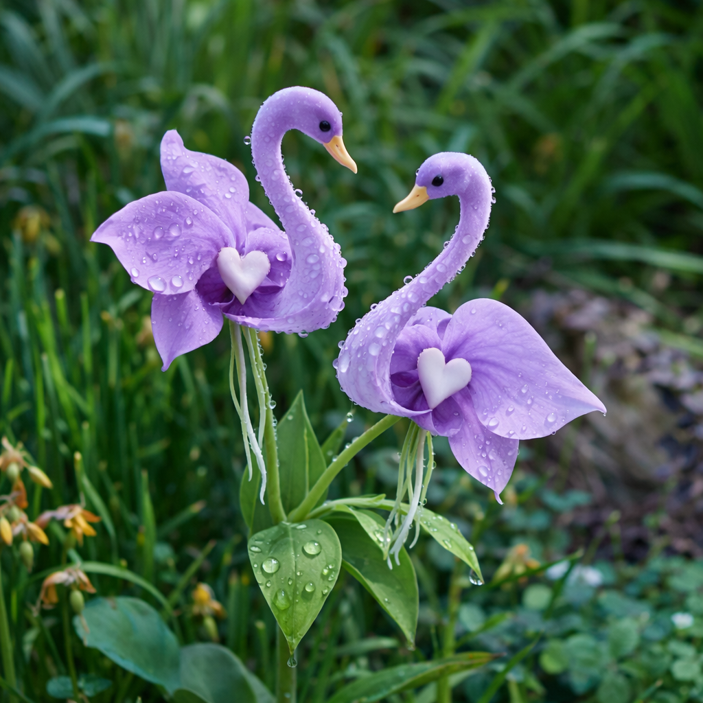 🔥 Spring 50% OFF! ✨Purple Swan Blossom Flower Seeds