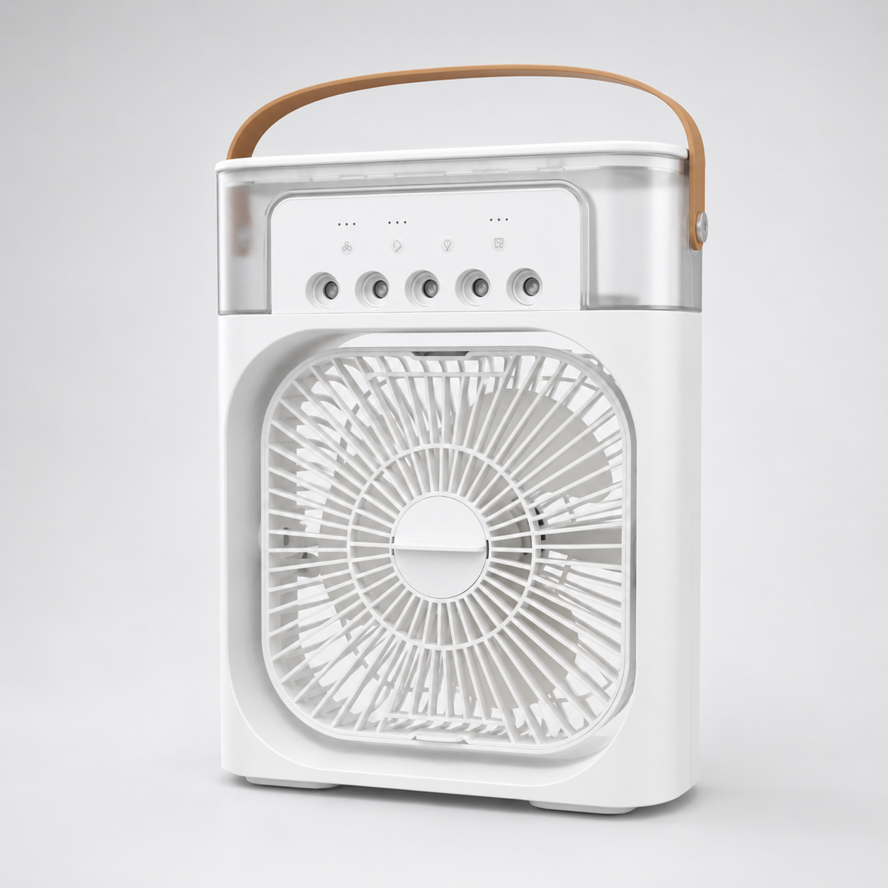 🏆Über 50.000 verkaufte Exemplare⚡ Tragbarer 4-in-1-Tischventilator mit Eisnebel