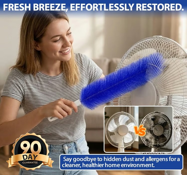 🧹Fan Cleaning Brush – Deep Clean Dust Fast Without Disassembly