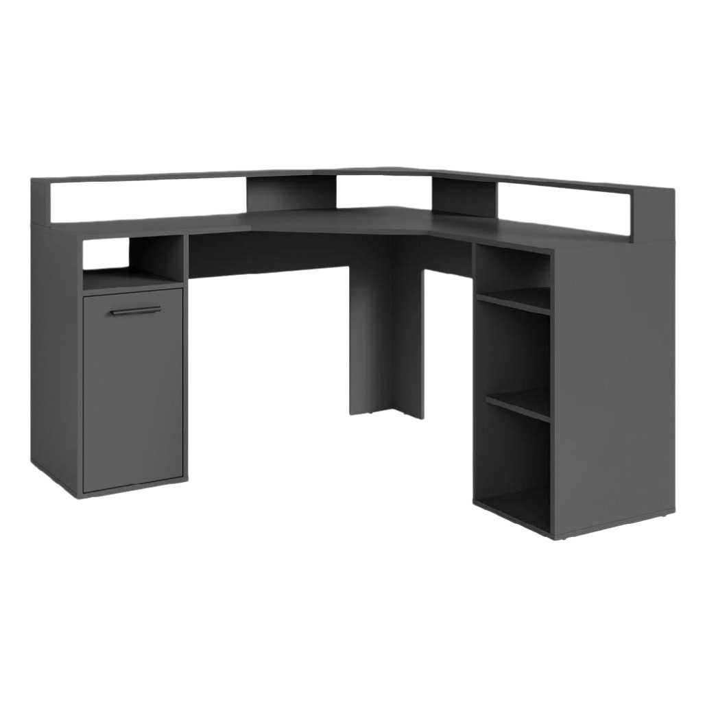 Bureau d'angle pour bureau à domicile en panneaux de particules - 150 x 120 x 75-velnoraliving