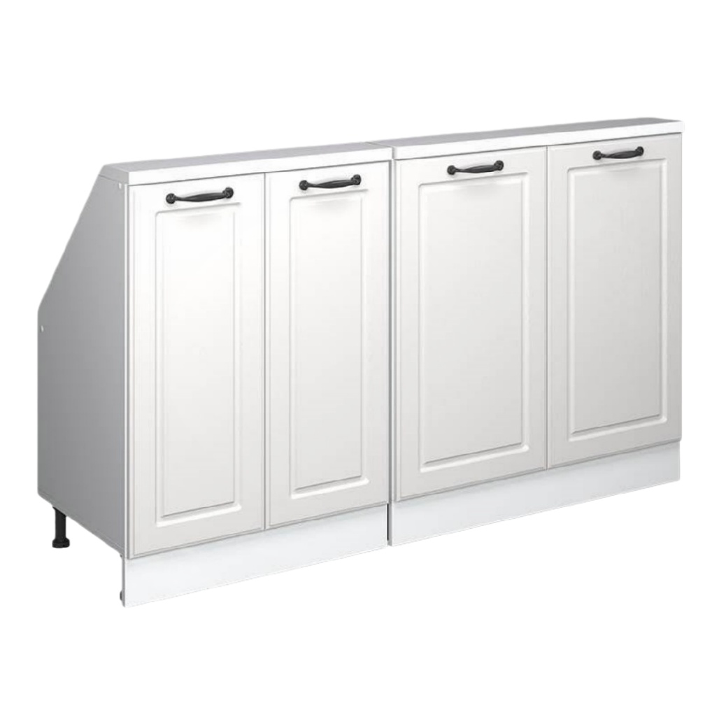 Meuble de rangement en mélaminé pour cuisine ou buanderie - 150 x 50 x 80-velnoraliving