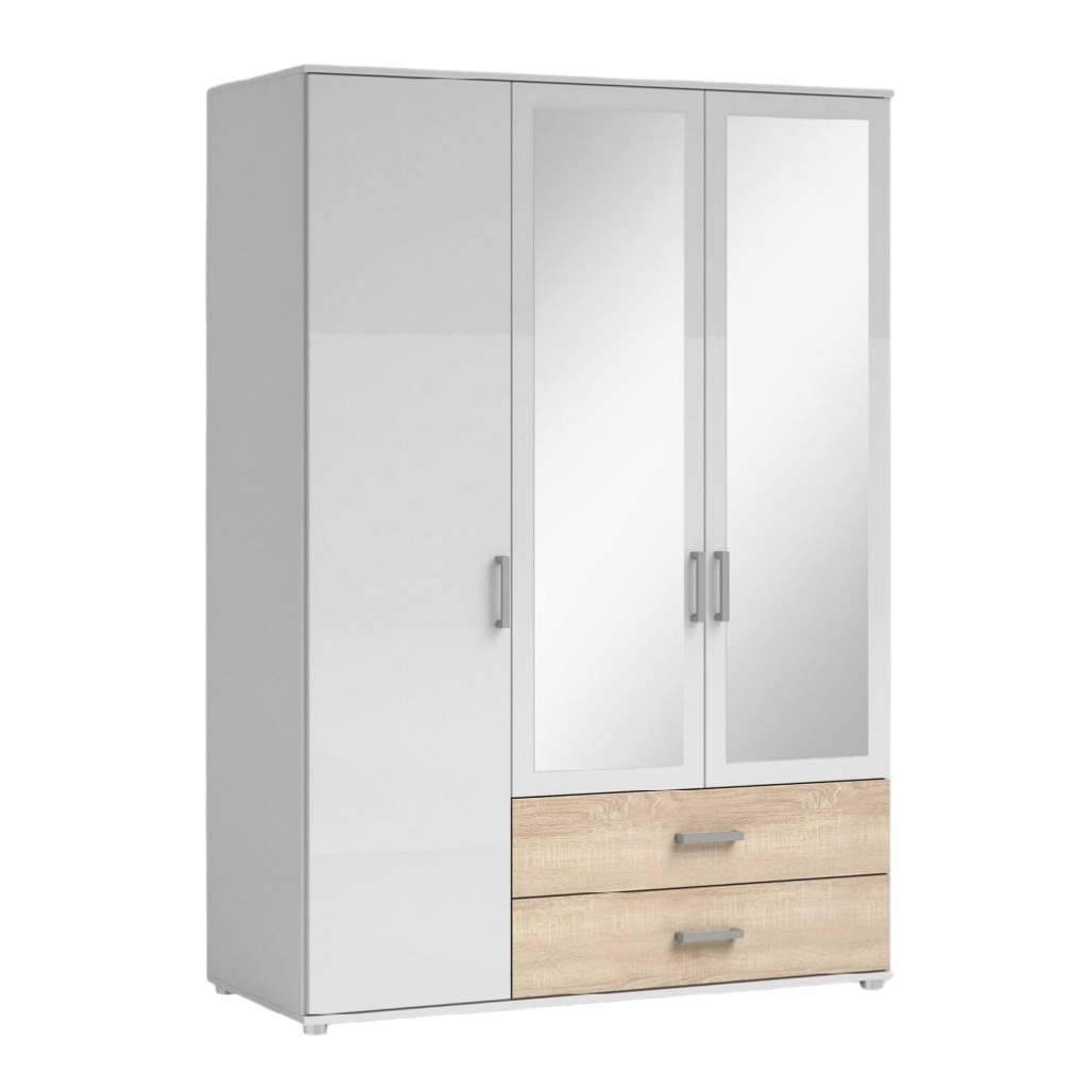 Armoire de rangement pour chambre à coucher en mélaminé - 80 x 50 x 200-velnoraliving