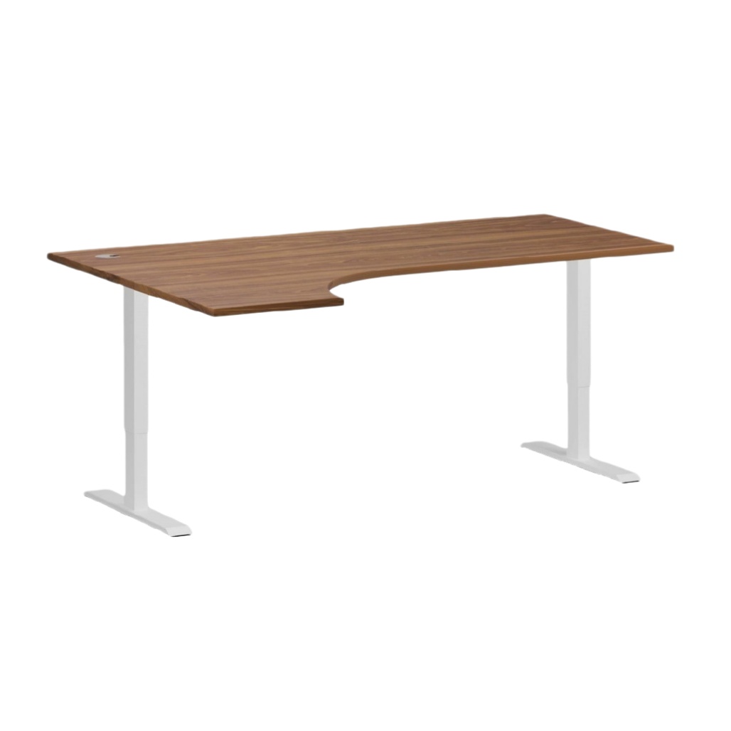 Bureau réglable en hauteur pour bureau à domicile en panneau de particules - 150 x 75 x 73-velnoraliving