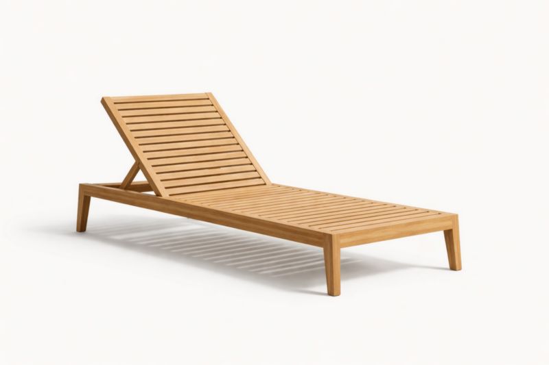 Chaise Longue en Bois d'Acacia Réglable pour Extérieur-velmontwood