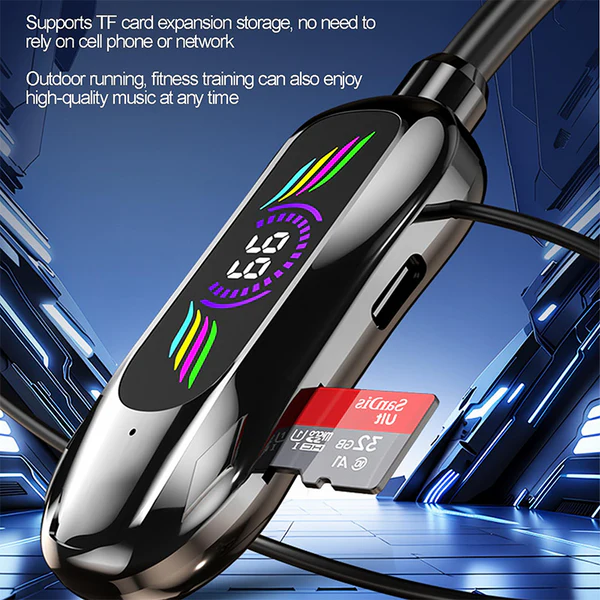 Stereo sound of the Bluetooth neckband headset