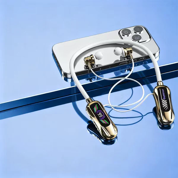 Stereo sound of the Bluetooth neckband headset