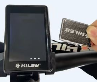 Display With 2 NFC Cards