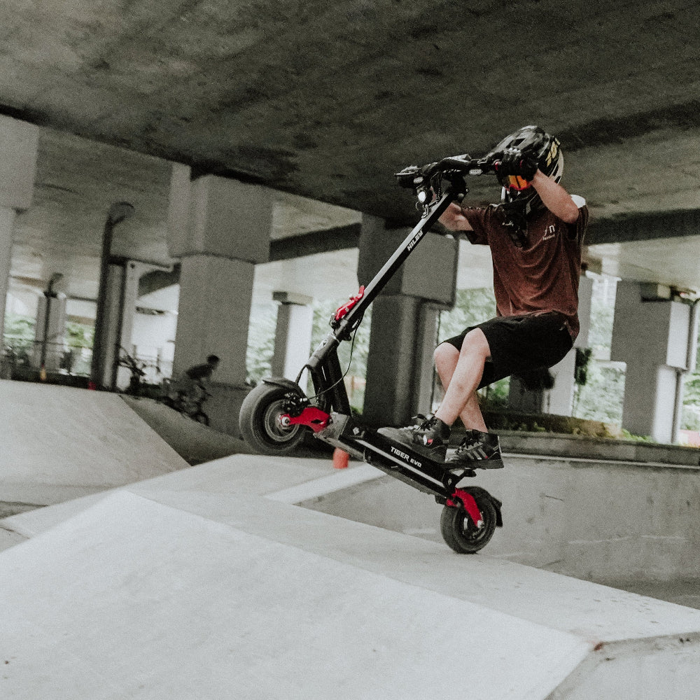 Hiley Tiger EVO GTR DGT – Spain Edition, DGT-Certified 25 km/h Electric Scooter Dual Motor All-terrain Tubeless Tire