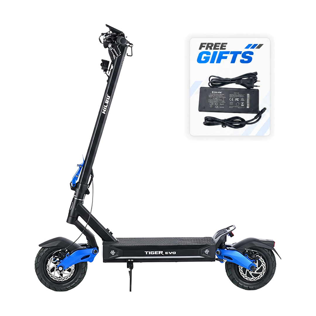 Hiley Tiger EVO Folding Electric Scooter  52V 1000W Motor 18.2Ah Battery  55km/h Max Speed 60km Range 