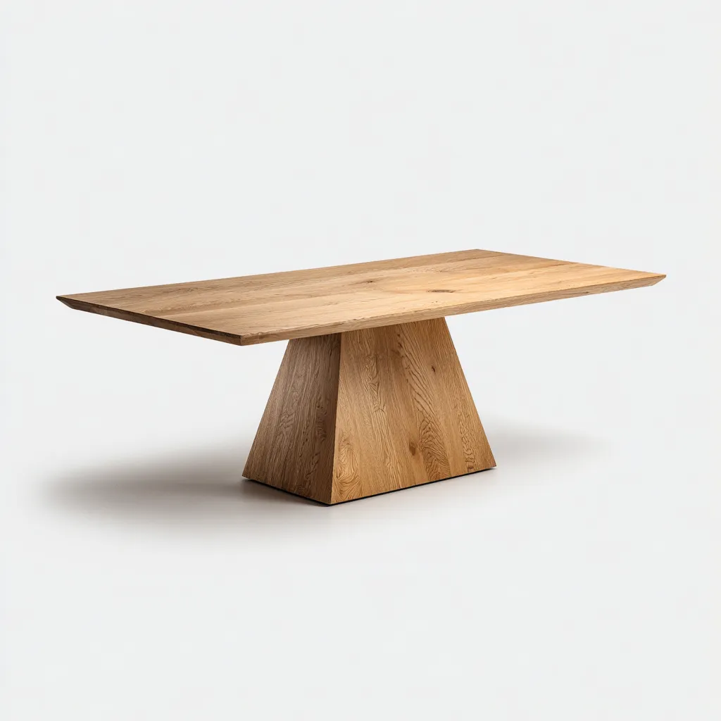 Mesa de comedor madera 200x100x76 cm color roble apta para comedor - diseño moderno-Luxemylab