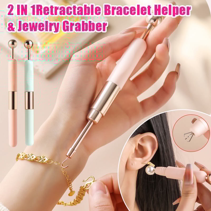 🔥2026 Sale🔥2 IN 1Retractable Bracelet Helper & Jewelry Grabber