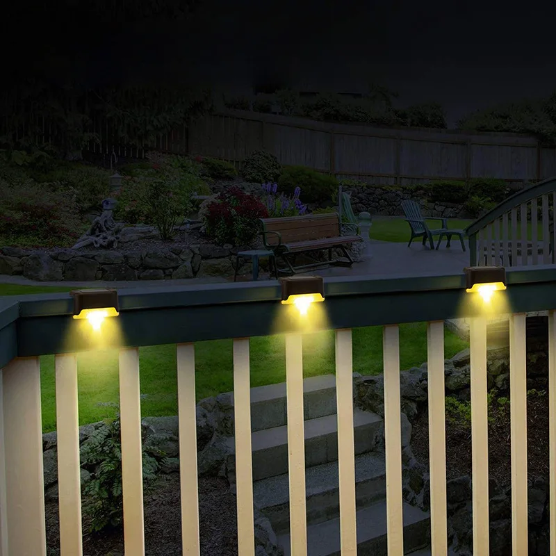 solar powered step lights
