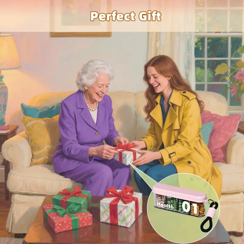 🔥Last Day Promotion - 49% OFF🎁Portable Pill Dispenser with 4 Compartments