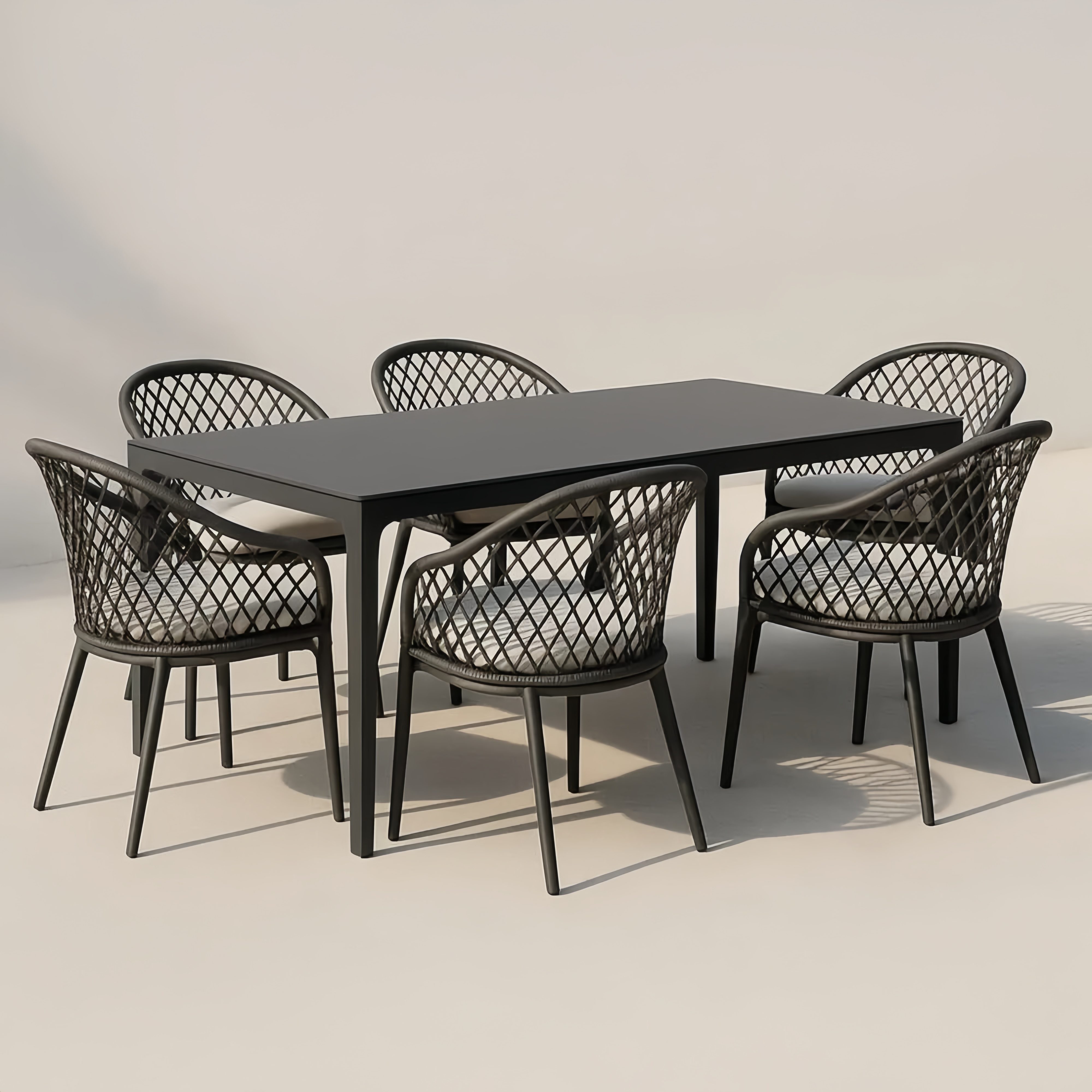 Ensemble table à manger de jardin