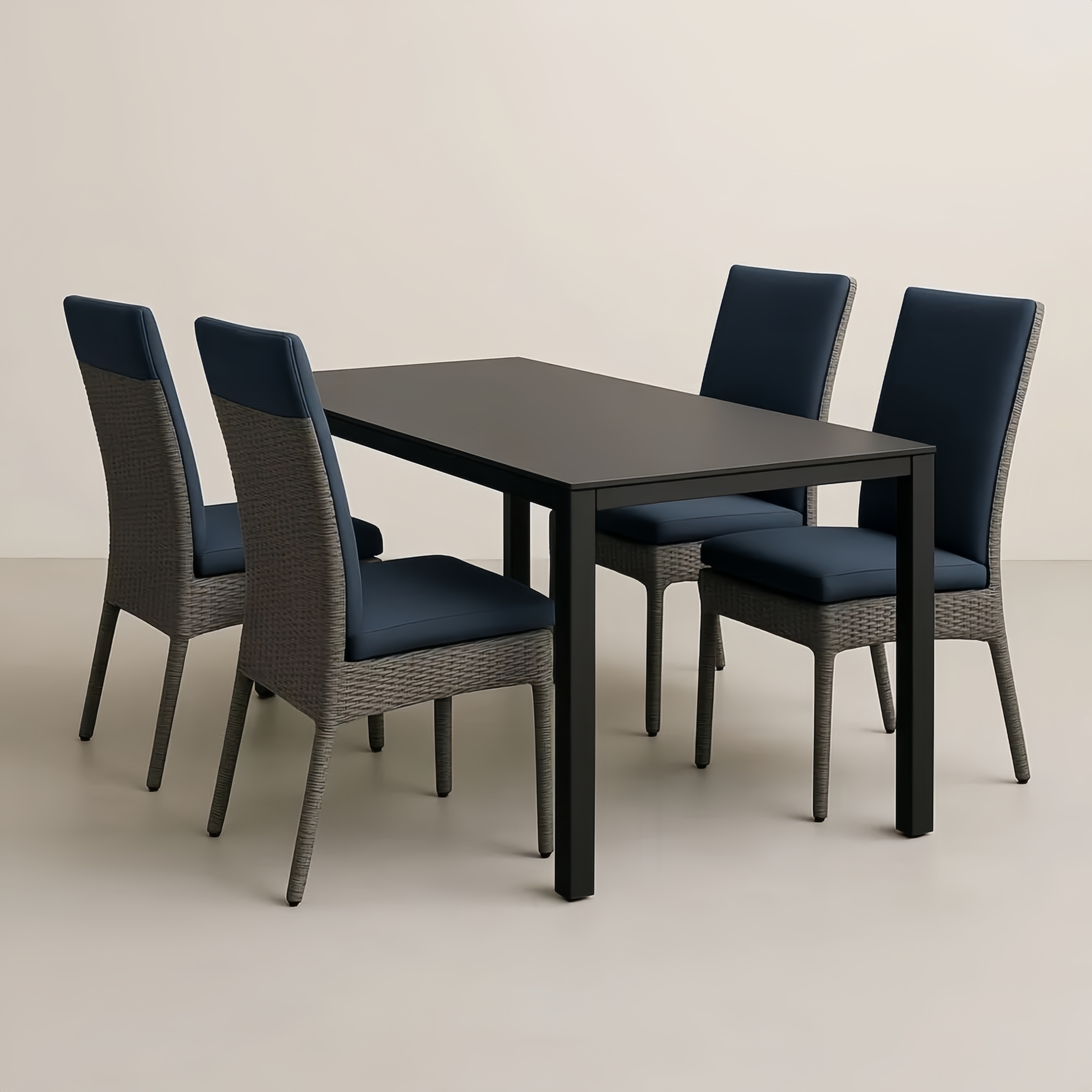 Ensemble table à manger de jardin