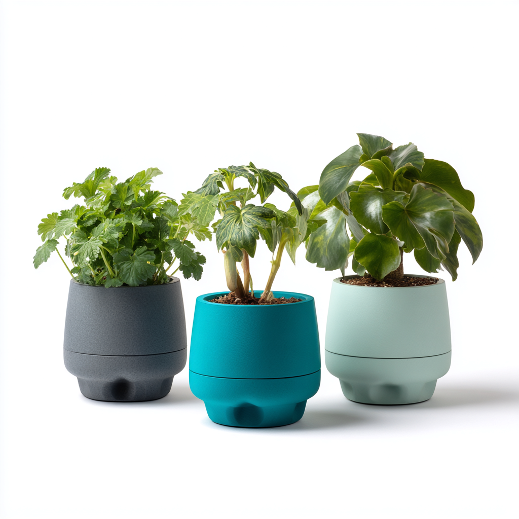 Vaso per piante set 20x20x22 cm - 20x20x22 cm - 20x20x22 cm - adatto per interni ed esterni - design moderno-Nookmyyard