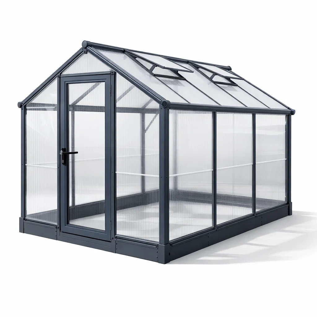 Serra in alluminio e policarbonato 2.5M x 2m x 2m-cozyroomstore