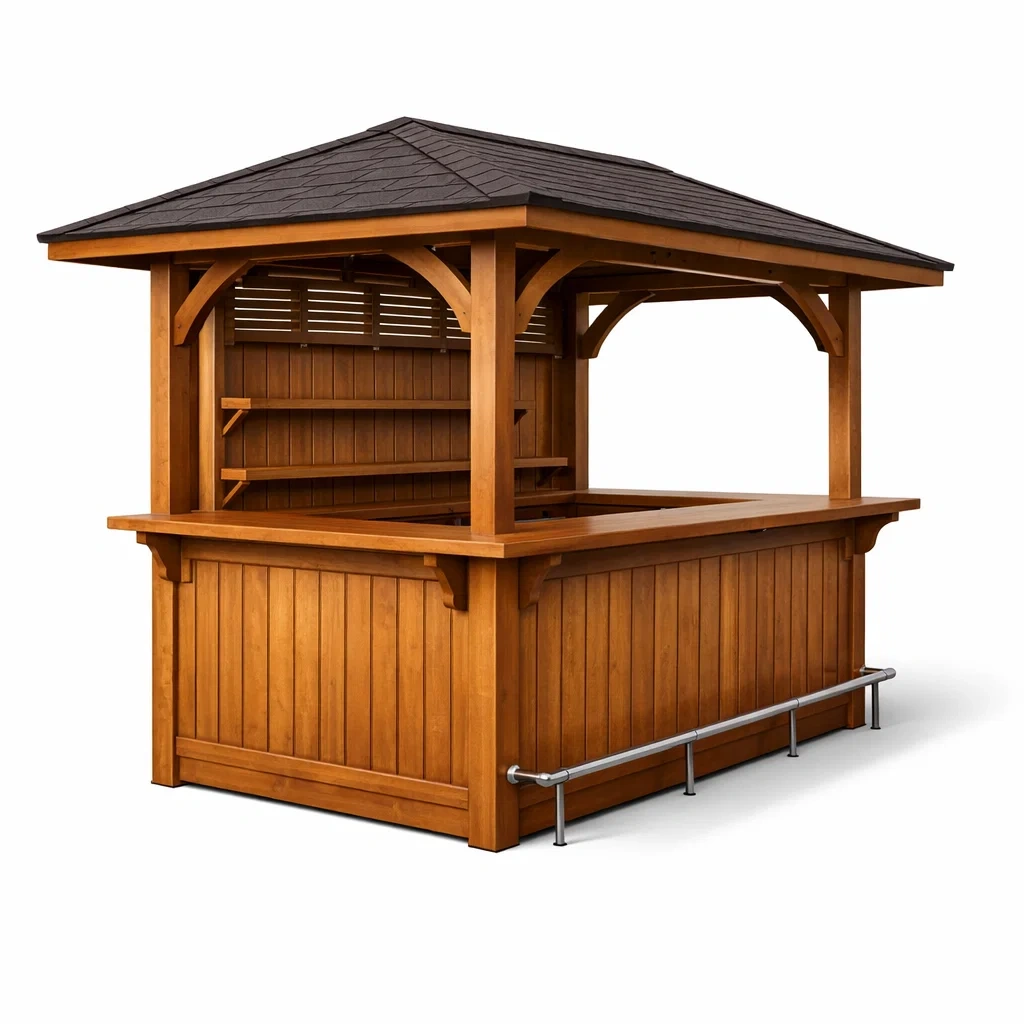 Chiosco bar da giardino in legno